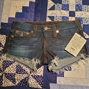 True Religion Jean Shorts